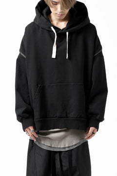 画像をギャラリービューアに読み込む, FACETASM ZIPPER SWEAT HOODIE (BLACK)