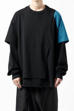 画像をギャラリービューアに読み込む, FACETASM CRAZY LAYERED LS TEE (BLACK)