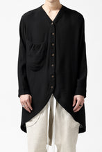 Load image into Gallery viewer, SOSNOVSKA OPEN SOFT SHIRT (BLACK)