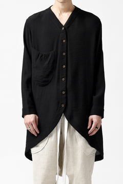 Load image into Gallery viewer, SOSNOVSKA OPEN SOFT SHIRT (BLACK)