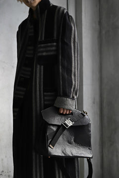 画像をギャラリービューアに読み込む, ierib BARK 2WAY HAND SHOULDER BAG / FVT Oiled Horse (BLACK)