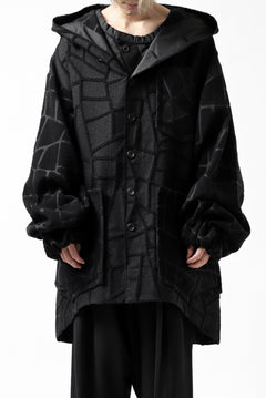 画像をギャラリービューアに読み込む, SOSNOVSKA TANGLED LINED JACKET (BLACK)