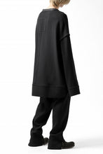 画像をギャラリービューアに読み込む, SOSNOVSKA COLLAPSED PLANK SHIRT-PULLOVER (BLACK)