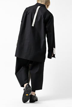 画像をギャラリービューアに読み込む, Y's BANG ON! No.139 ANCIENT TRIBE TAPE-STITCH SHIRT (BLACK)