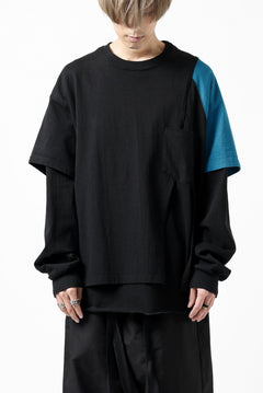 画像をギャラリービューアに読み込む, FACETASM CRAZY LAYERED LS TEE (BLACK)