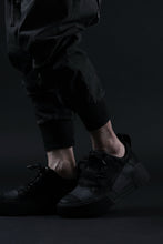 画像をギャラリービューアに読み込む, BORIS BIDJAN SABERI HORSE LEATHER LOW CUT SNEAKER / WASHED AND HAND TREATED "BAMBA2.1" (BLACK)