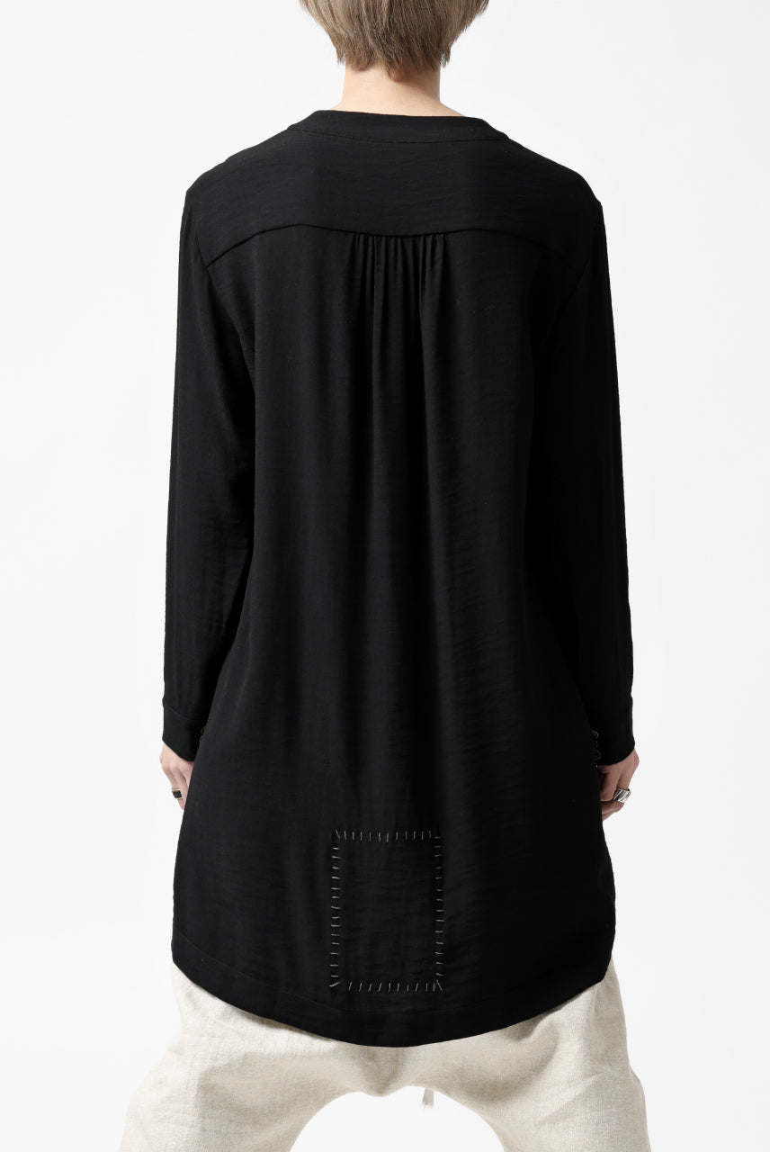 Load image into Gallery viewer, SOSNOVSKA OPEN SOFT SHIRT (BLACK)