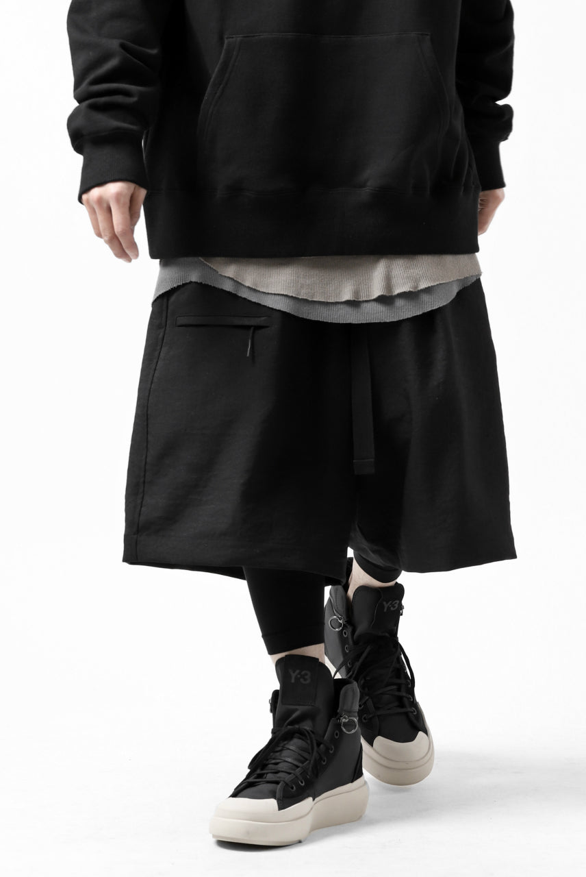 画像をギャラリービューアに読み込む, Y-3 Yohji Yamamoto CLASSIC TAILOR SHORT PANTS / POLY TWILL (BLACK)