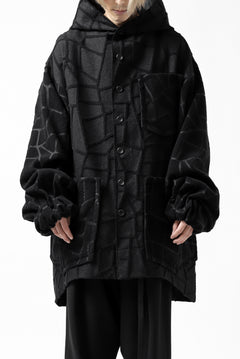 画像をギャラリービューアに読み込む, SOSNOVSKA TANGLED LINED JACKET (BLACK)