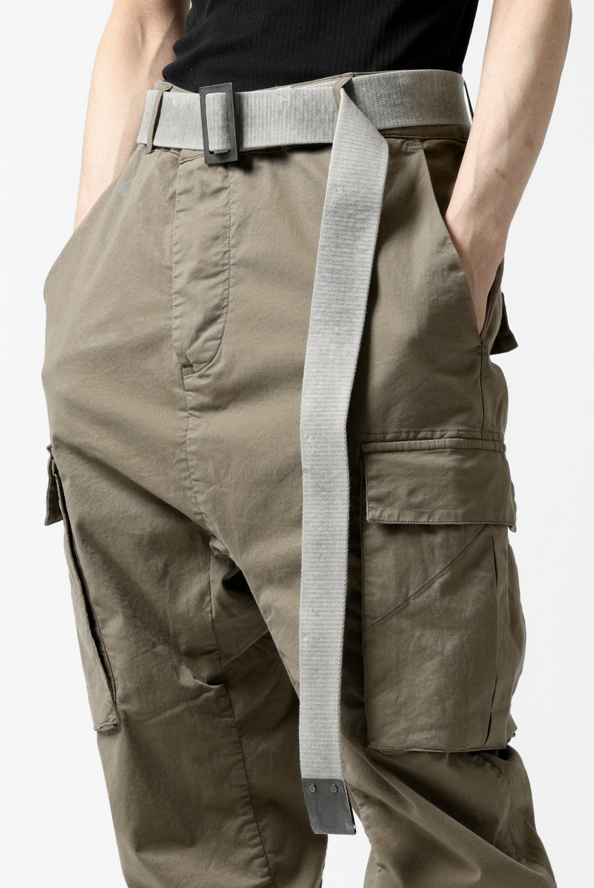画像をギャラリービューアに読み込む, BORIS BIDJAN SABERI FABRIC & PLATE BELT / OBJECT DYED "BELT5-SIN" (CARBON GREY)