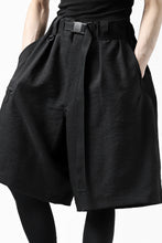 画像をギャラリービューアに読み込む, Y-3 Yohji Yamamoto CLASSIC TAILOR SHORT PANTS / POLY TWILL (BLACK)