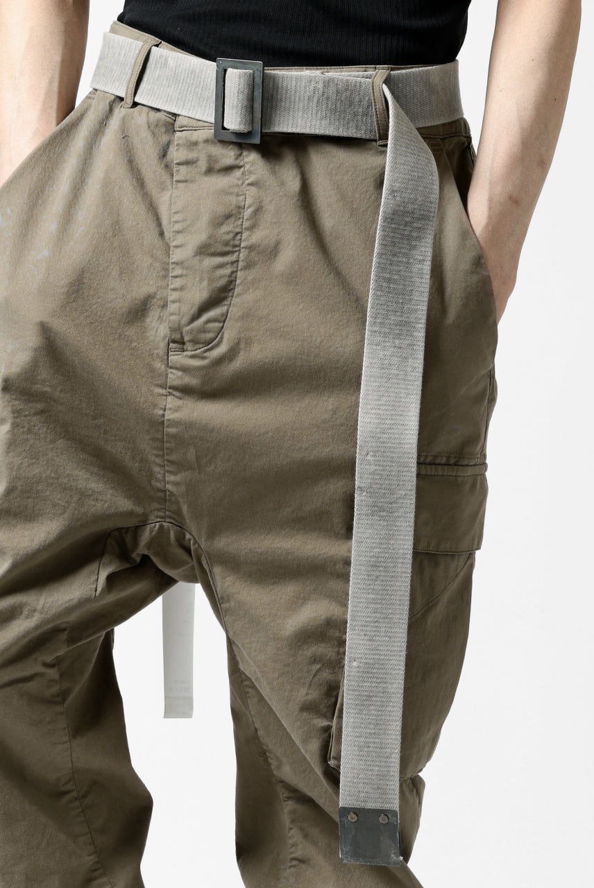 画像をギャラリービューアに読み込む, BORIS BIDJAN SABERI FABRIC & PLATE BELT / OBJECT DYED "BELT5-SIN" (CARBON GREY)