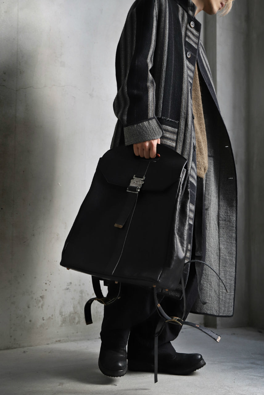 画像をギャラリービューアに読み込む, ierib BARK 2WAY HAND RUCKSACK / FVT Oiled Horse (BLACK)
