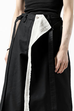 画像をギャラリービューアに読み込む, Y's BANG ON! No.149 2WAY WRAPWAIST PANTS (BLACK)