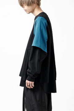 画像をギャラリービューアに読み込む, FACETASM CRAZY LAYERED LS TEE (BLACK)