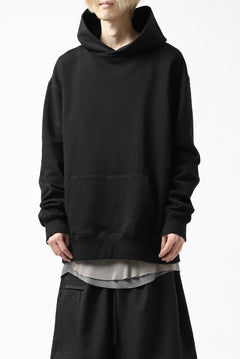 画像をギャラリービューアに読み込む, Y's REGULAR FIT LOGO SWEATER HOODIE (BLACK)