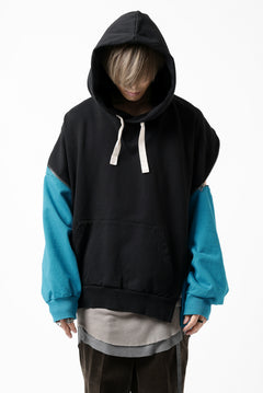 画像をギャラリービューアに読み込む, FACETASM ZIPPER SWEAT HOODIE (BLACK)