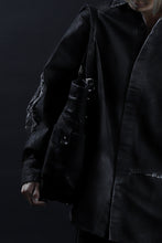 Load image into Gallery viewer, ISAMU KATAYAMA BACKLASH TOTE BAG / DOUBLE SHOULDER OBJECT DYED (BLACK) ※