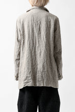 画像をギャラリービューアに読み込む, YUTA MATSUOKA semi-double jacket / knot yarn wool linen (ecru)