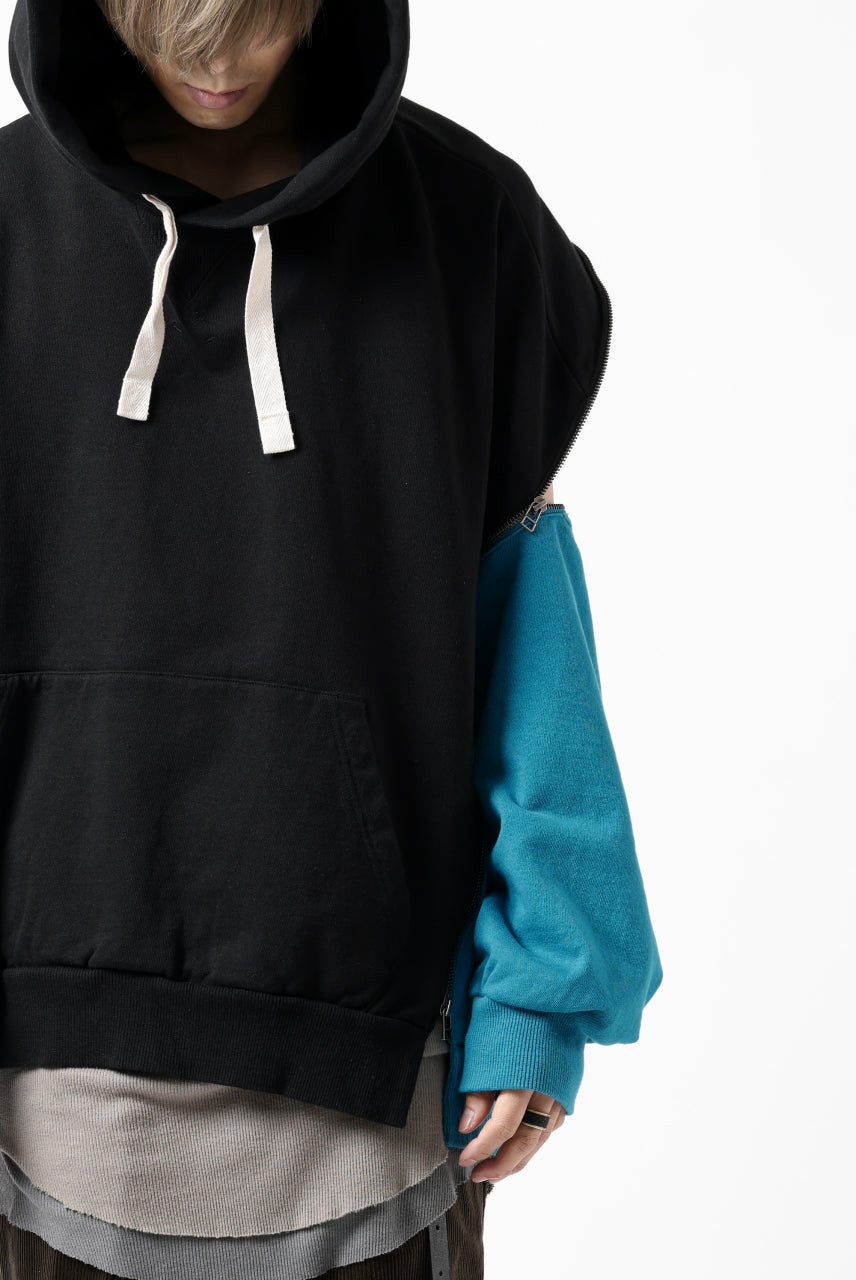 画像をギャラリービューアに読み込む, FACETASM ZIPPER SWEAT HOODIE (BLACK)