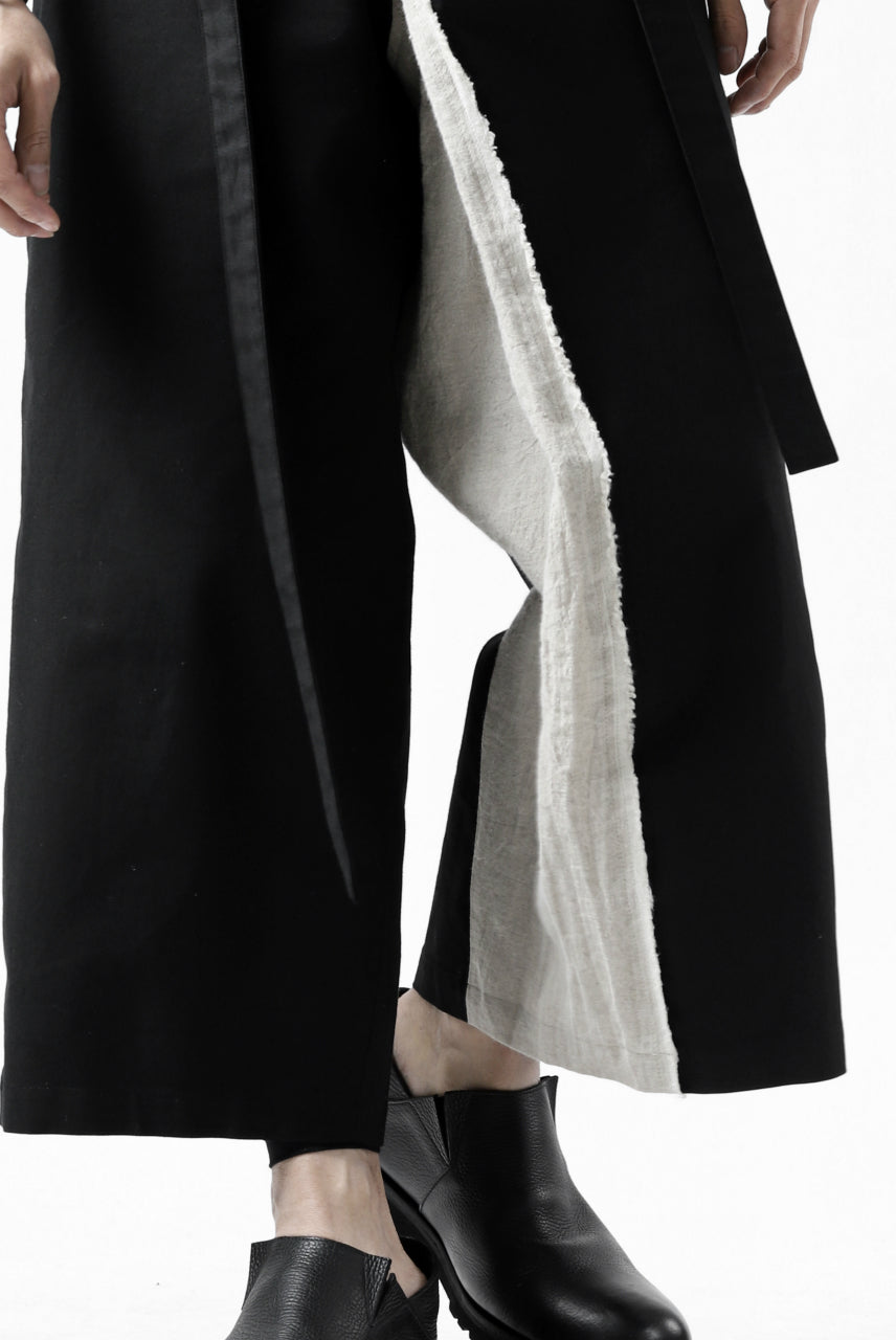 画像をギャラリービューアに読み込む, Y's BANG ON! No.149 2WAY WRAPWAIST PANTS (BLACK)