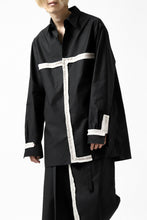 画像をギャラリービューアに読み込む, Y's BANG ON! No.139 ANCIENT TRIBE TAPE-STITCH SHIRT (BLACK)