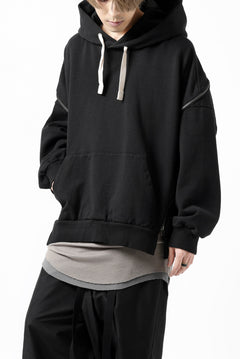 画像をギャラリービューアに読み込む, FACETASM ZIPPER SWEAT HOODIE (BLACK)