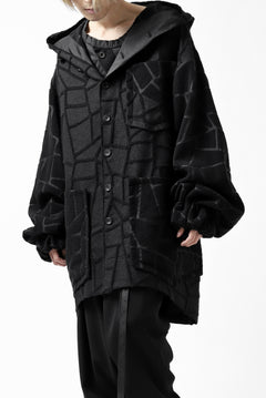 画像をギャラリービューアに読み込む, SOSNOVSKA TANGLED LINED JACKET (BLACK)