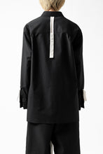 画像をギャラリービューアに読み込む, Y's BANG ON! No.139 ANCIENT TRIBE TAPE-STITCH SHIRT (BLACK)