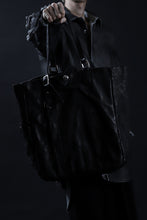 画像をギャラリービューアに読み込む, ISAMU KATAYAMA BACKLASH TOTE BAG / DOUBLE SHOULDER OBJECT DYED (BLACK)