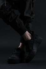 画像をギャラリービューアに読み込む, BORIS BIDJAN SABERI HORSE LEATHER LOW CUT SNEAKER / WASHED & HAND TREATED "BAMBA2.1-SIN" (BLACK)