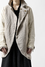 画像をギャラリービューアに読み込む, YUTA MATSUOKA semi-double jacket / knot yarn wool linen (ecru)