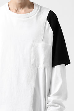 画像をギャラリービューアに読み込む, FACETASM CRAZY LAYERED LS TEE (WHITE)
