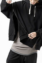 画像をギャラリービューアに読み込む, FACETASM ZIPPER SWEAT HOODIE (BLACK)