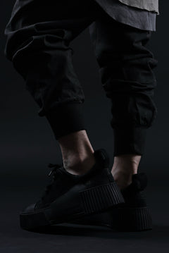 画像をギャラリービューアに読み込む, BORIS BIDJAN SABERI HORSE LEATHER LOW CUT SNEAKER / WASHED & HAND TREATED "BAMBA2.1-SIN" (BLACK)