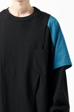 画像をギャラリービューアに読み込む, FACETASM CRAZY LAYERED LS TEE (BLACK)