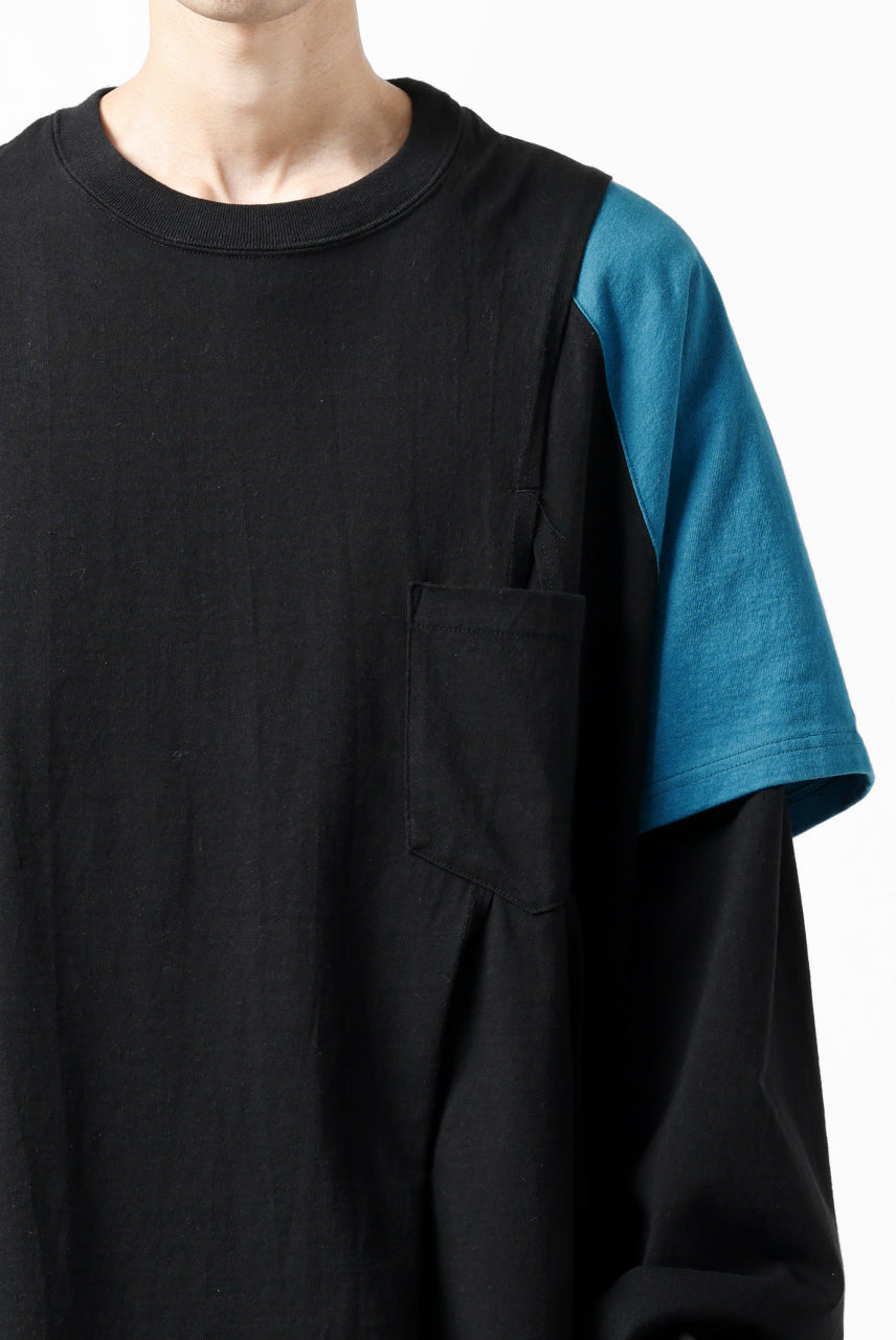 画像をギャラリービューアに読み込む, FACETASM CRAZY LAYERED LS TEE (BLACK)