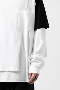 画像をギャラリービューアに読み込む, FACETASM CRAZY LAYERED LS TEE (WHITE)