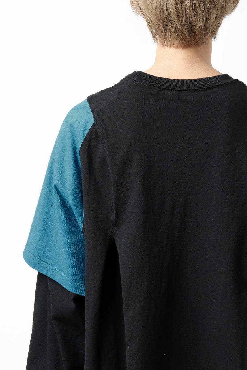 画像をギャラリービューアに読み込む, FACETASM CRAZY LAYERED LS TEE (BLACK)