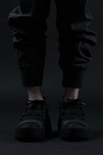 画像をギャラリービューアに読み込む, BORIS BIDJAN SABERI HORSE LEATHER LOW CUT SNEAKER / WASHED AND HAND TREATED "BAMBA2.1" (BLACK)