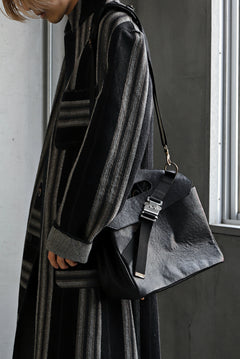 画像をギャラリービューアに読み込む, ierib BARK 2WAY HAND SHOULDER BAG / FVT Oiled Horse (BLACK)