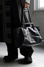 画像をギャラリービューアに読み込む, ierib ONE SHOULDER BOSTON BAG / smooth horse leather (BLACK)