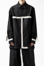 画像をギャラリービューアに読み込む, Y's BANG ON! No.139 ANCIENT TRIBE TAPE-STITCH SHIRT (BLACK)