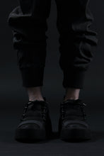画像をギャラリービューアに読み込む, BORIS BIDJAN SABERI HORSE LEATHER LOW CUT SNEAKER / WASHED & HAND TREATED "BAMBA2.1-SIN" (BLACK)