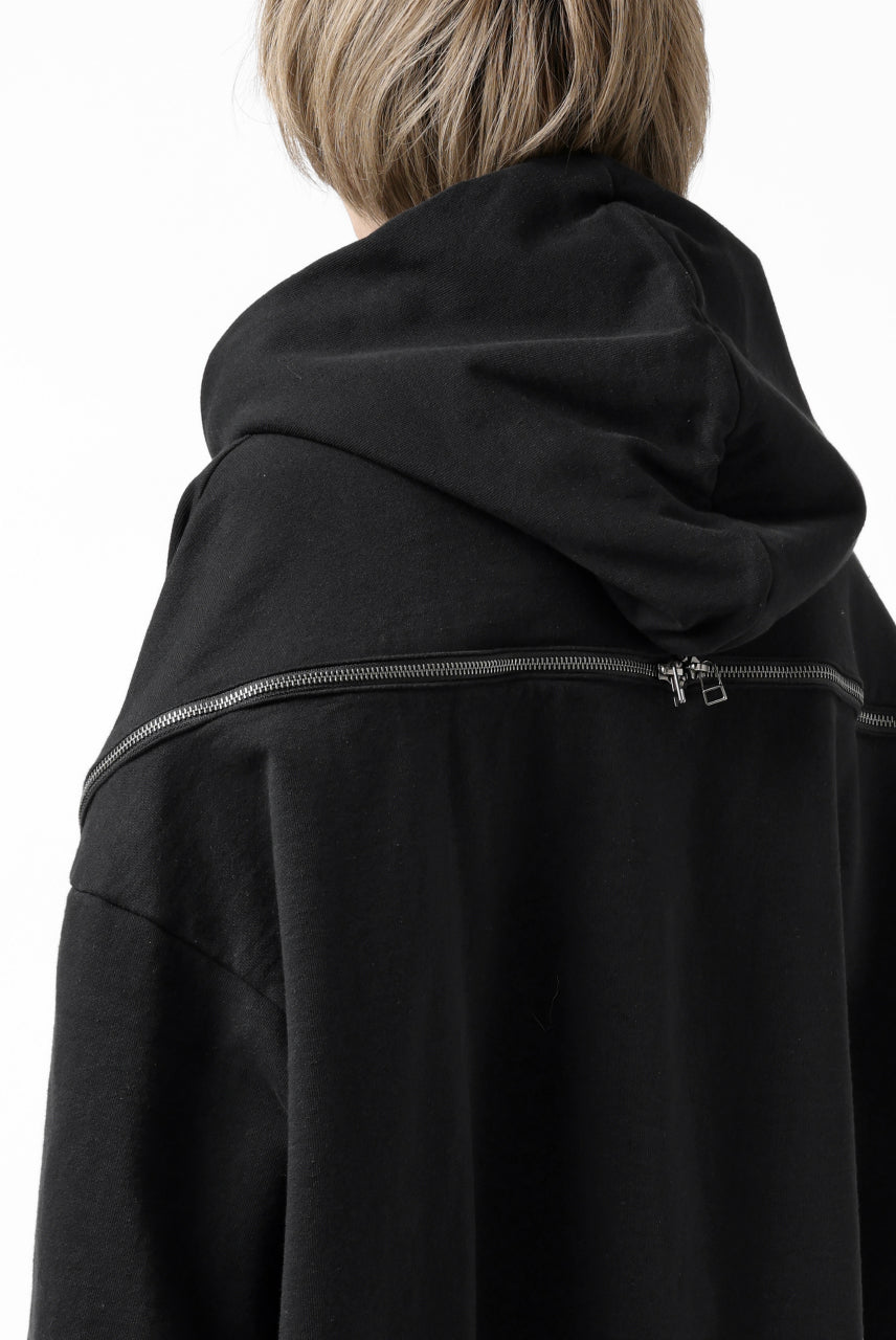 画像をギャラリービューアに読み込む, FACETASM ZIPPER SWEAT HOODIE (BLACK)