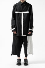Load image into Gallery viewer, Y's BANG ON! No.150 SAROUEL HALF PANTS / CO TWILL + LI (BLACK)