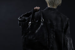 画像をギャラリービューアに読み込む, ISAMU KATAYAMA BACKLASH TOTE BAG / DOUBLE SHOULDER OBJECT DYED (BLACK)