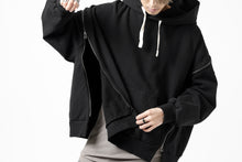 画像をギャラリービューアに読み込む, FACETASM ZIPPER SWEAT HOODIE (BLACK)
