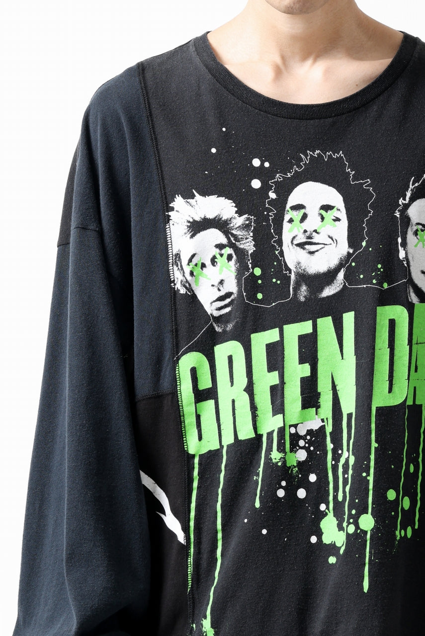 画像をギャラリービューアに読み込む, CHANGES VINTAGE REMAKE MULTI PANEL L-S TEE (BLACK #a)