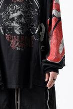 画像をギャラリービューアに読み込む, CHANGES VINTAGE REMAKE MULTI PANEL L-S TEE (BLACK #b)